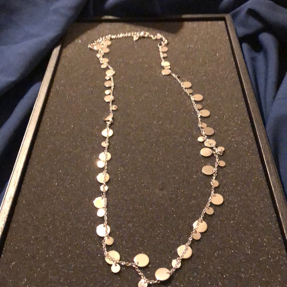 Lia Sophia silver necklace.